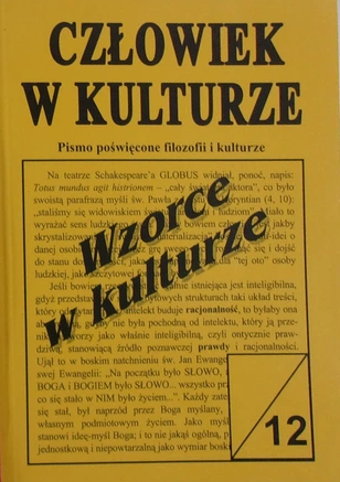 Człowiek w kulturze nr 12 (1999), Wzorce w kulturze